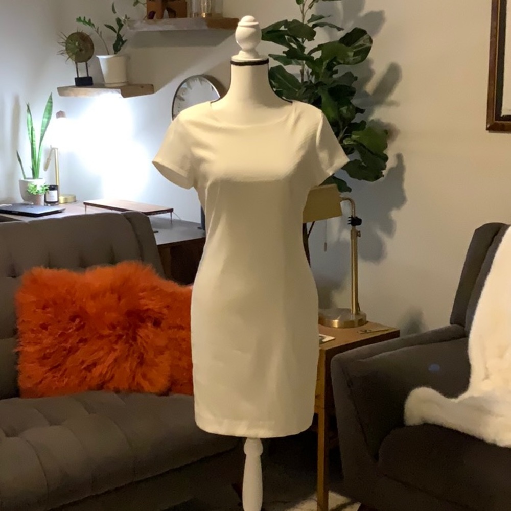 Banana Republic Classy White Dress